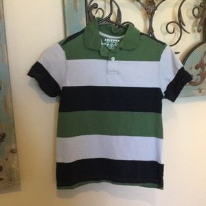 Boys striped polo style shirt. Arizona brand. S